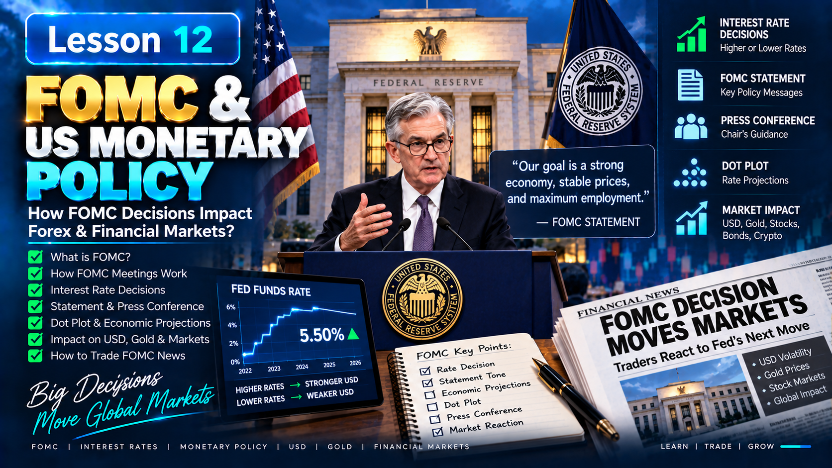 Lesson 12: FOMC & US Monetary Policy