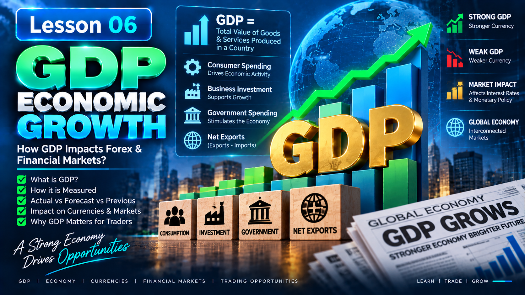 Lesson 06: GDP – ආර්ථික වර්ධනය (Gross Domestic Product)