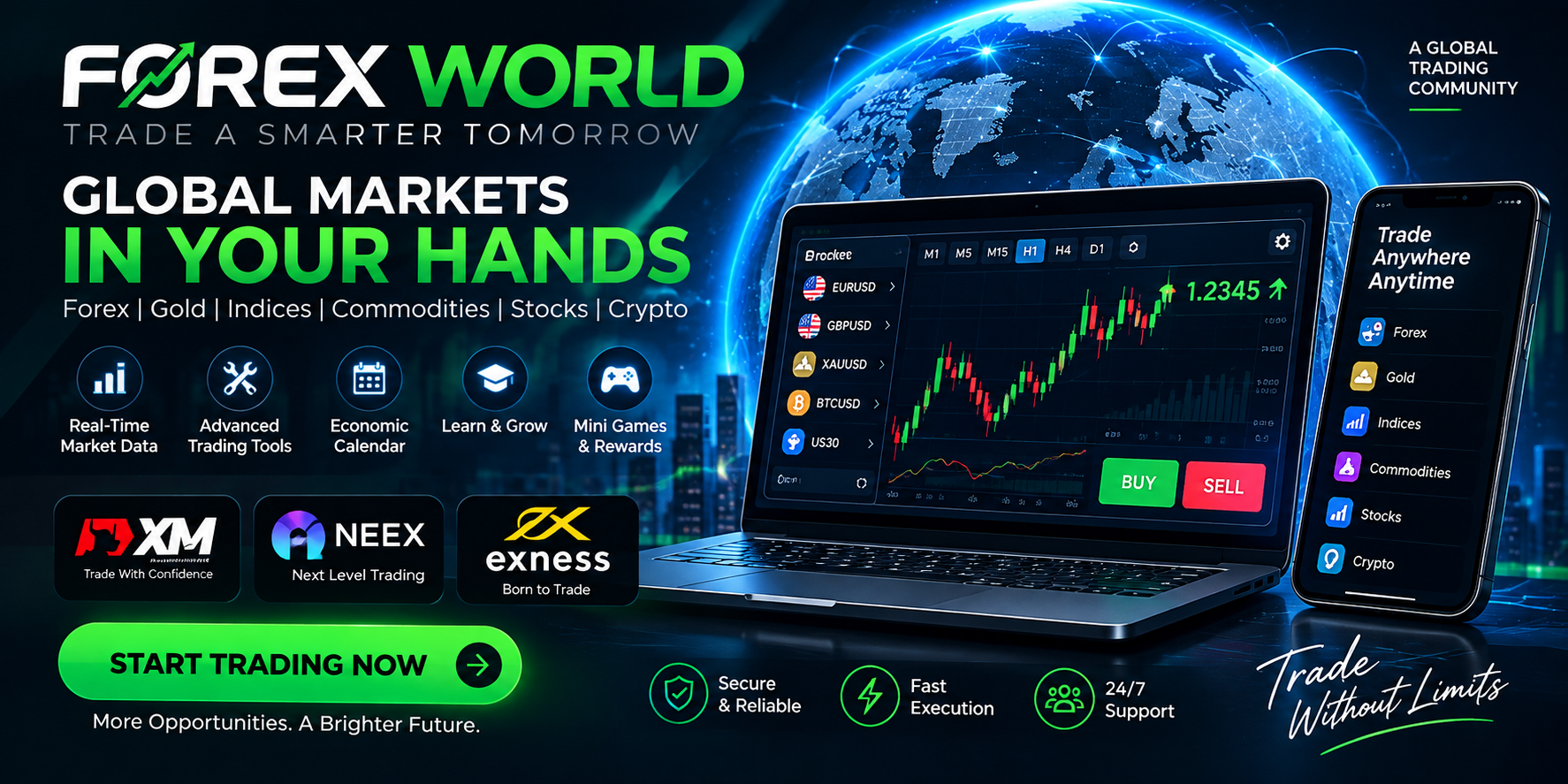 Forex World Hero Banner