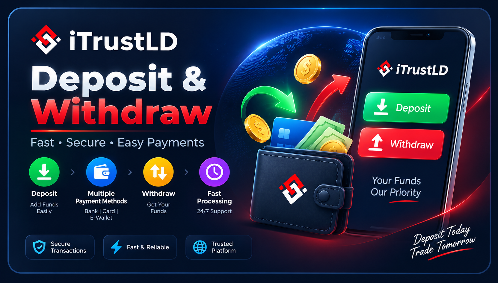 Deposit & Withdraw